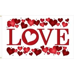 Valentine's Day / LOVE Flag - 3x5'