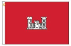 Army Engineer Motorcycle Flag