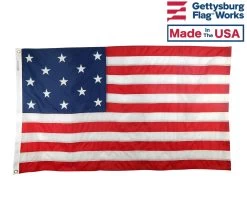 Historical American 13 Stars & Stripes Flag