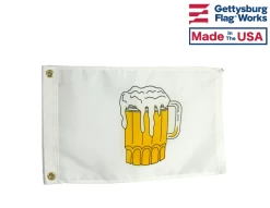 Beer Time Boat Flag 12x18"