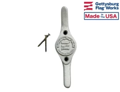 Gettysburg Flag Works 9" Aluminum Flagpole Cleat