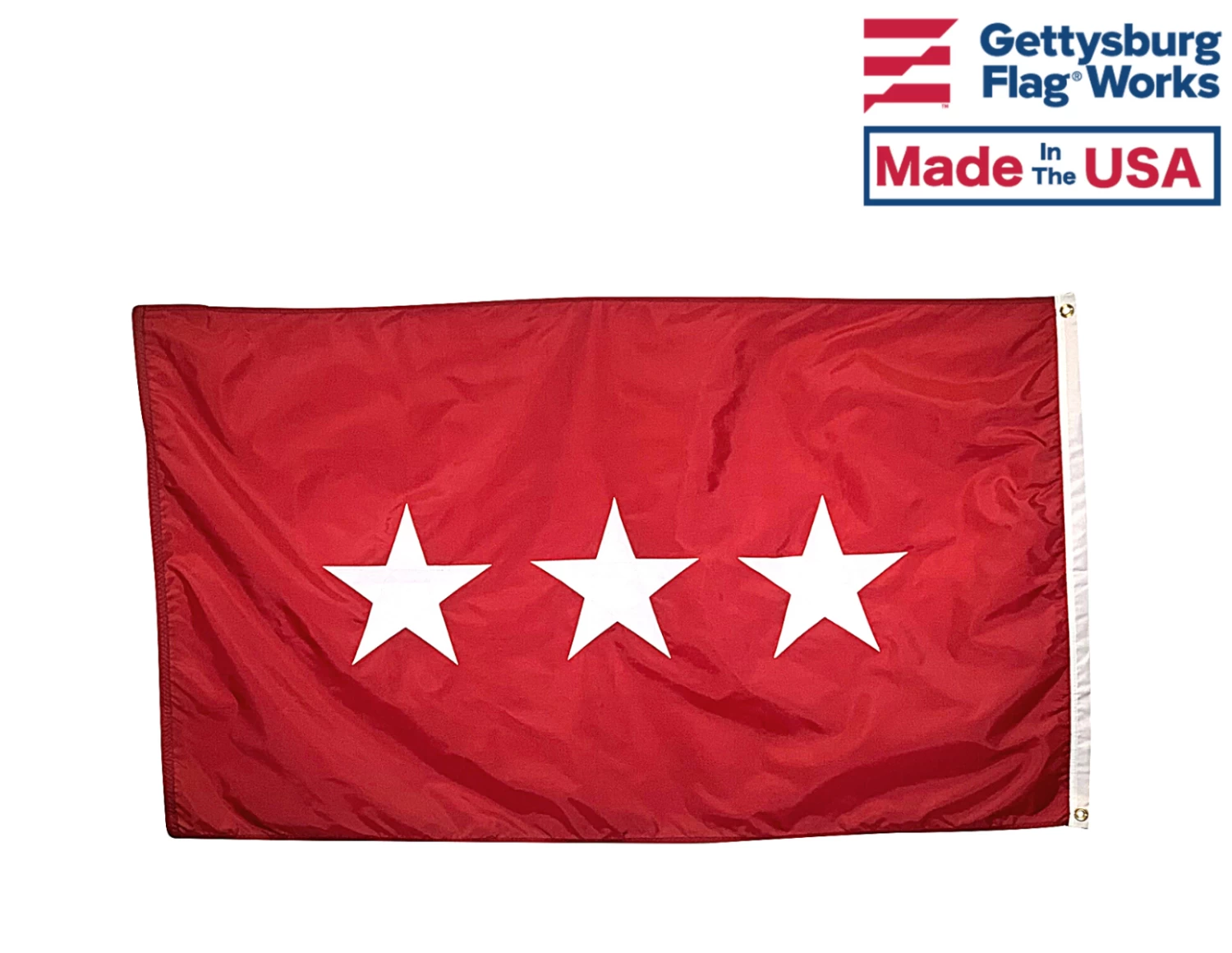 Army Lieutenant General (3 Star ) - Army Officer Outdoor Flags 2 Army Lieutenant General (3 Star ) - Army Officer Outdoor Flags - Image 2