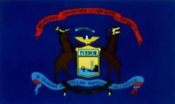 1st MI Infantry Regiment Flag - 3x5'