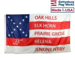 20th/22nd Arkansas 1864 Flag - 3x5'