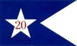20th Corp HQ Guidon (1864) Flag - 3x5'