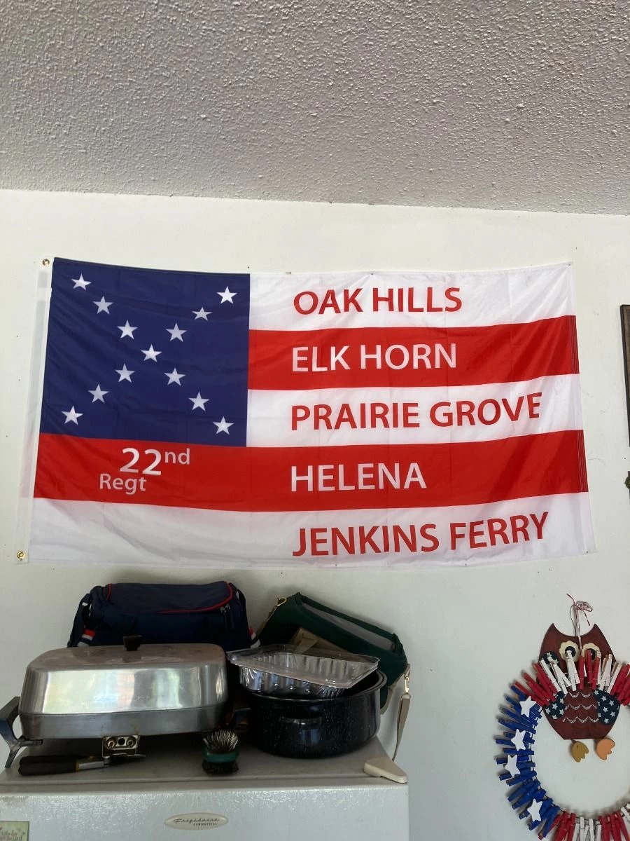 20th/22nd Arkansas 1864 Flag - 3x5' 3 20th/22nd Arkansas 1864 Flag - 3x5' - Image 3