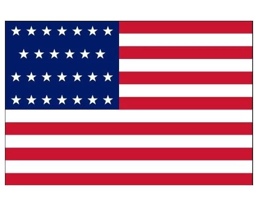 Historical American 27 Star Flag 1 Historical American 27 Star Flag