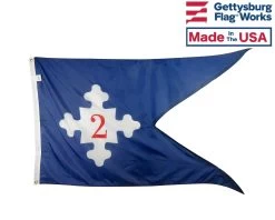 2nd Corp HQ Guidon (1861) Flag - 3x5'