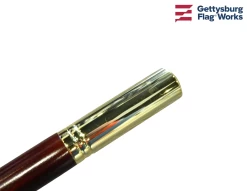 Signature Mahogany Pole, 8' With Brass Fixtures -Flags and Banners Store 30 1 4