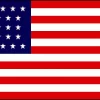Historical American 32 Star Flag
