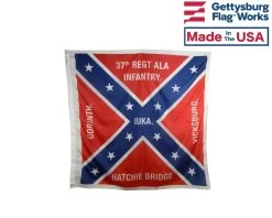 37th Alabama Infantry Regiment Flag - 4x4'