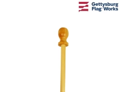 Wooden Pole - House Style Wood Flagpole -Flags and Banners Store 3 1 13