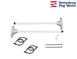 Standard Fiberglass Avenue Banner Hardware Set - Single - Choose Size