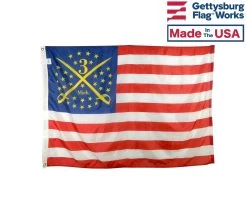 3rd MI HQ (1862) Flag - 3x4'