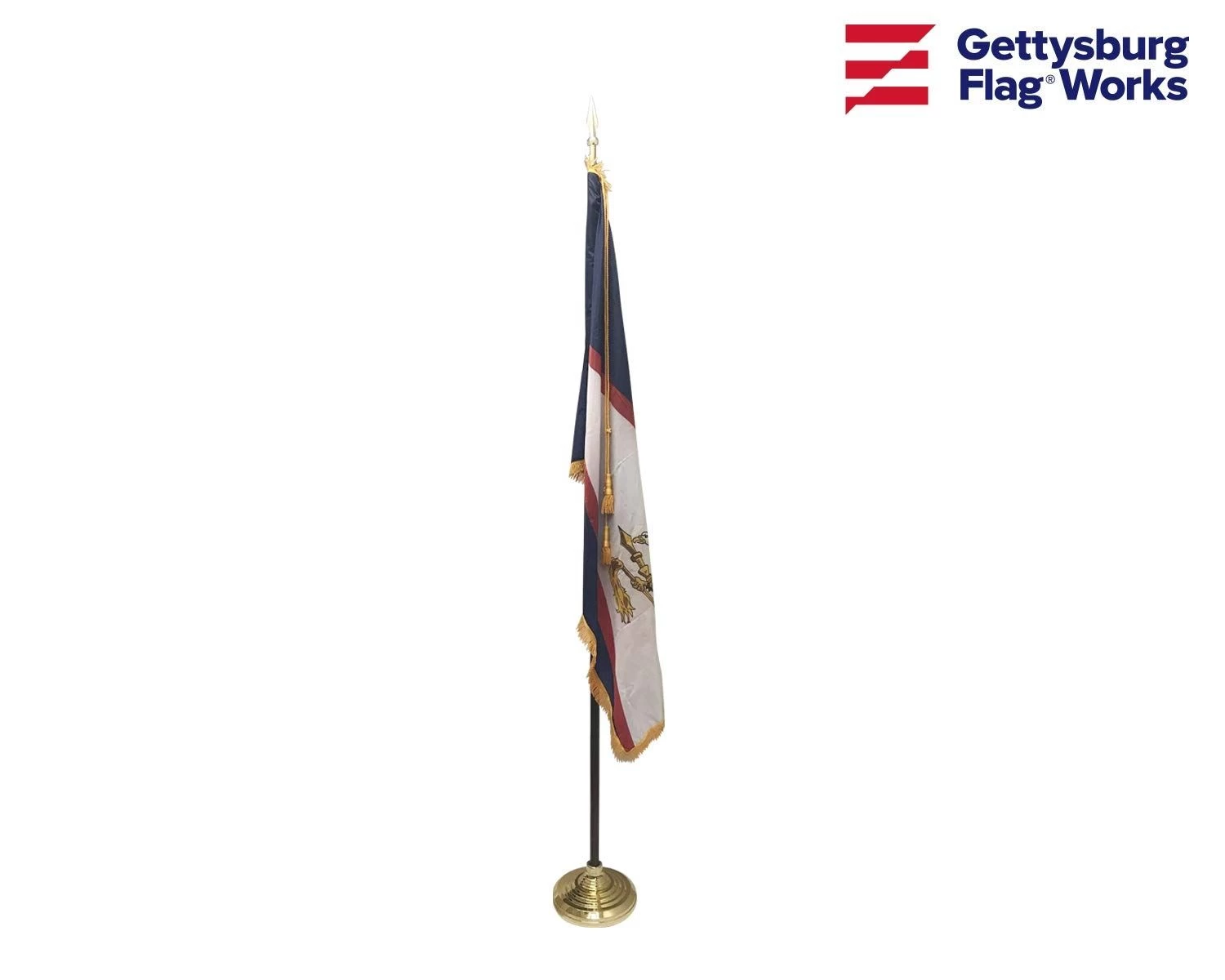 American Samoa Indoor Flag Set-3x5 2 American Samoa Indoor Flag Set-3x5 - Image 2