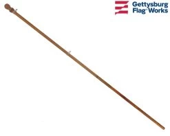 Aluminum Spinning Pole -Flags and Banners Store 6 woodgrain spin pole a
