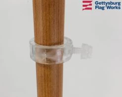 Aluminum Spinning Pole -Flags and Banners Store 6 woodgrain spin pole g