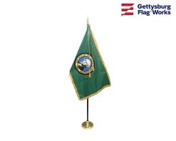 Washington Indoor Flag Set-3x5