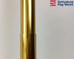 6-10' Adjustable Gold Aluminum Pole, 1 1/8" -Flags and Banners Store 61u8etoc1hl. sl1325 1