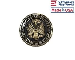 Army Seal Oversized Memorial Medallion