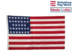 Historical American 33 Star Flag