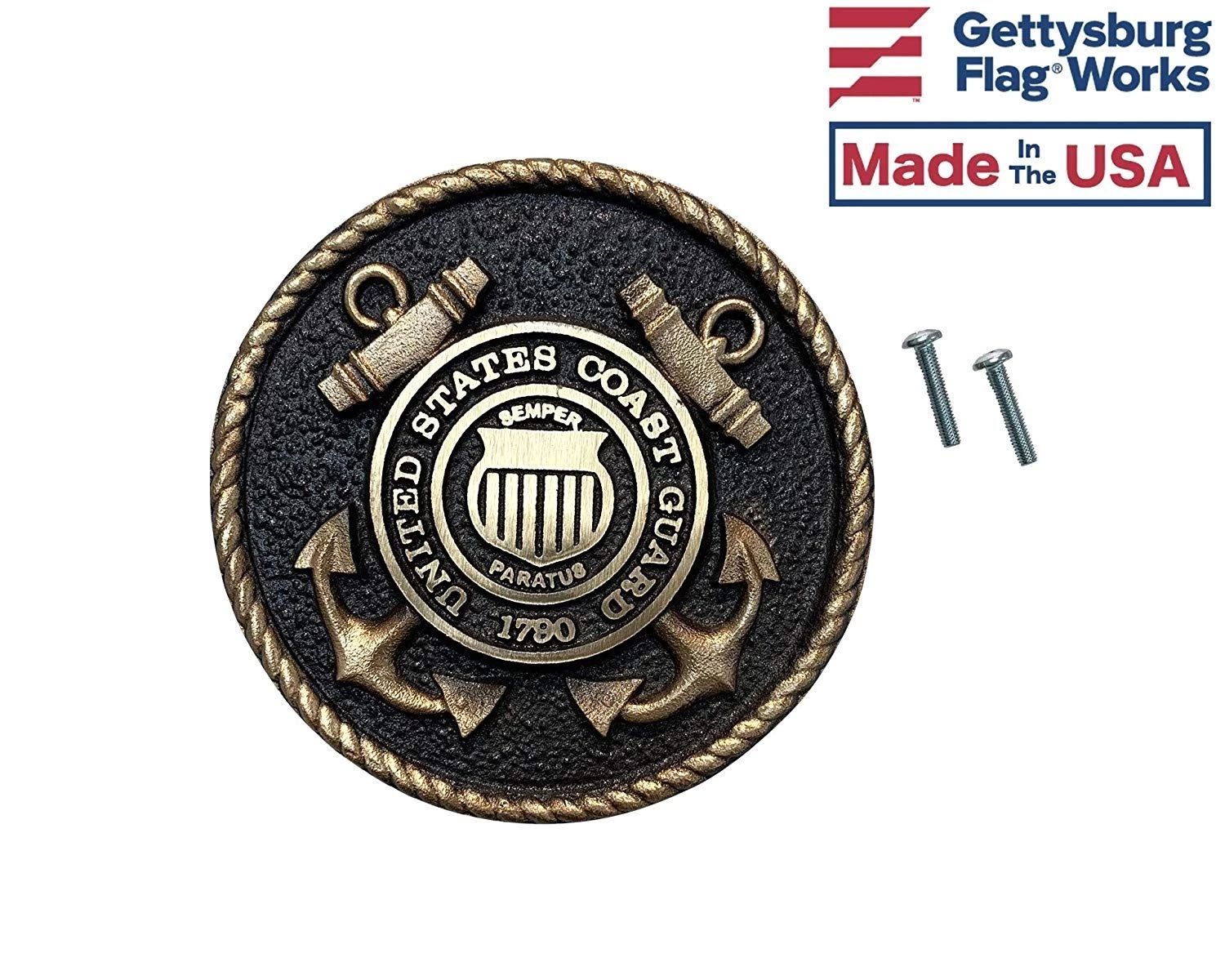 Coast Guard Seal Oversized Memorial Medallion 2 Coast Guard Seal Oversized Memorial Medallion - Image 2