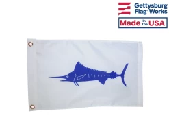 Marlin Fish Boat Flag - 12x18"