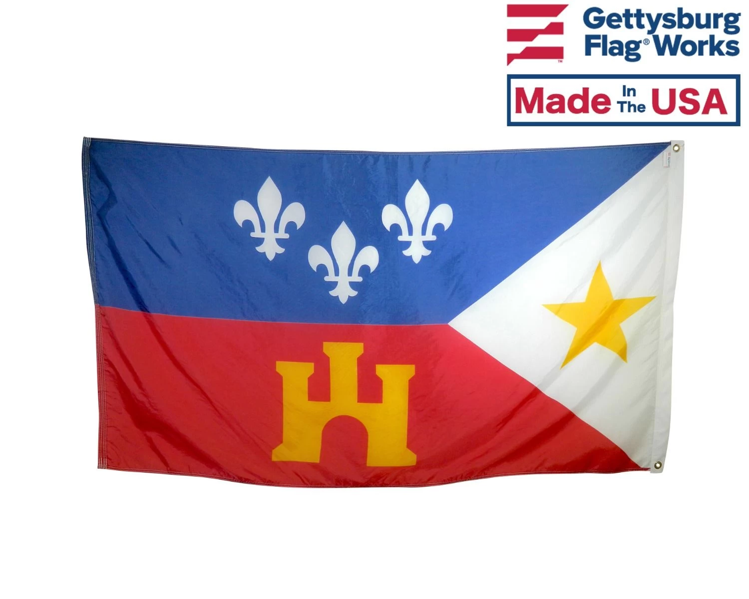 Outdoor Flag Of Acadiana (Louisiana Cajun) 2 Outdoor Flag Of Acadiana (Louisiana Cajun) - Image 2