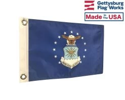 Air Force Boat Flag-8x12" -Flags and Banners Store air force bf side