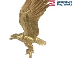 Flying Eagle On Ball Ornament Topper, Gold -Flags and Banners Store amazon template 231 copy