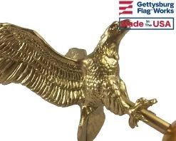Flying Eagle Ornament Topper - Gold Or Silver -Flags and Banners Store amazon template 235