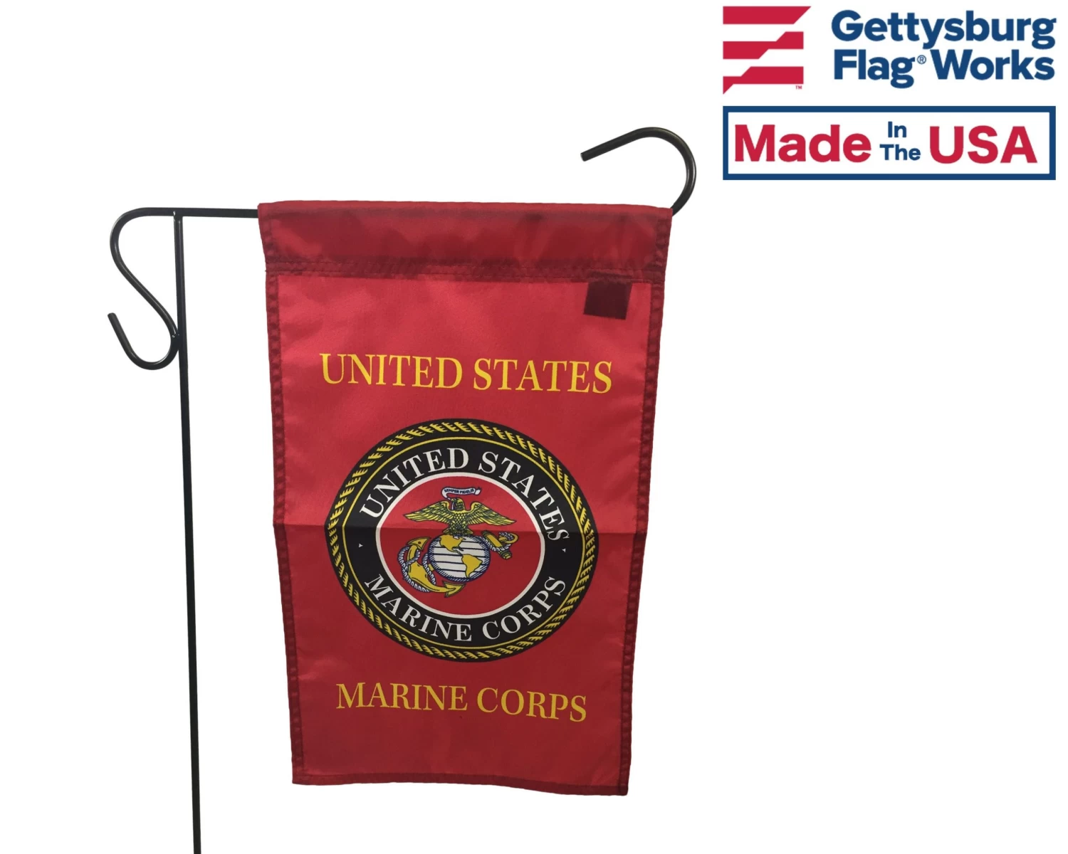 Marine Corps Emblem Garden Flag 3 Marine Corps Emblem Garden Flag - Image 3