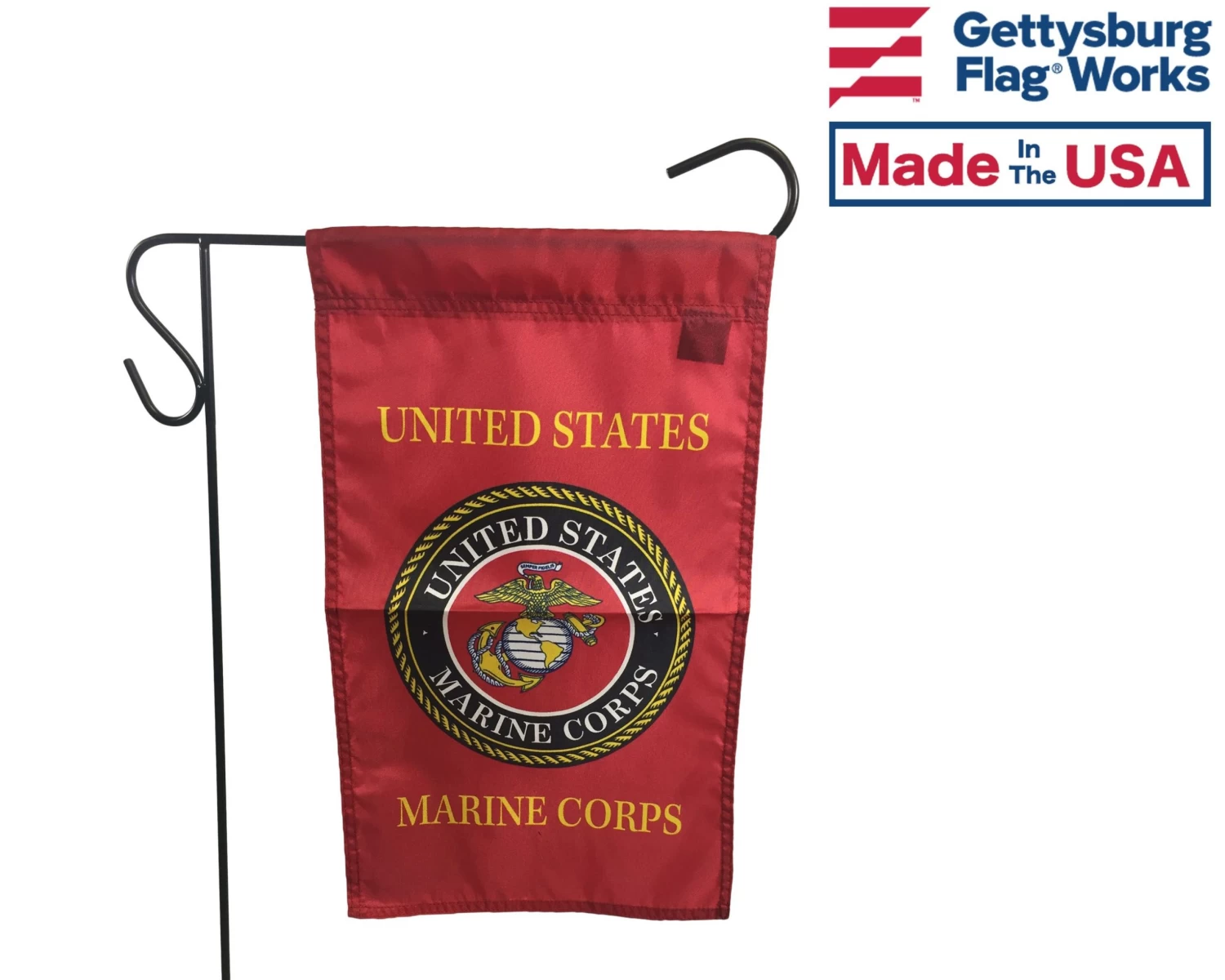 Marine Corps Emblem Garden Flag 4 Marine Corps Emblem Garden Flag - Image 4