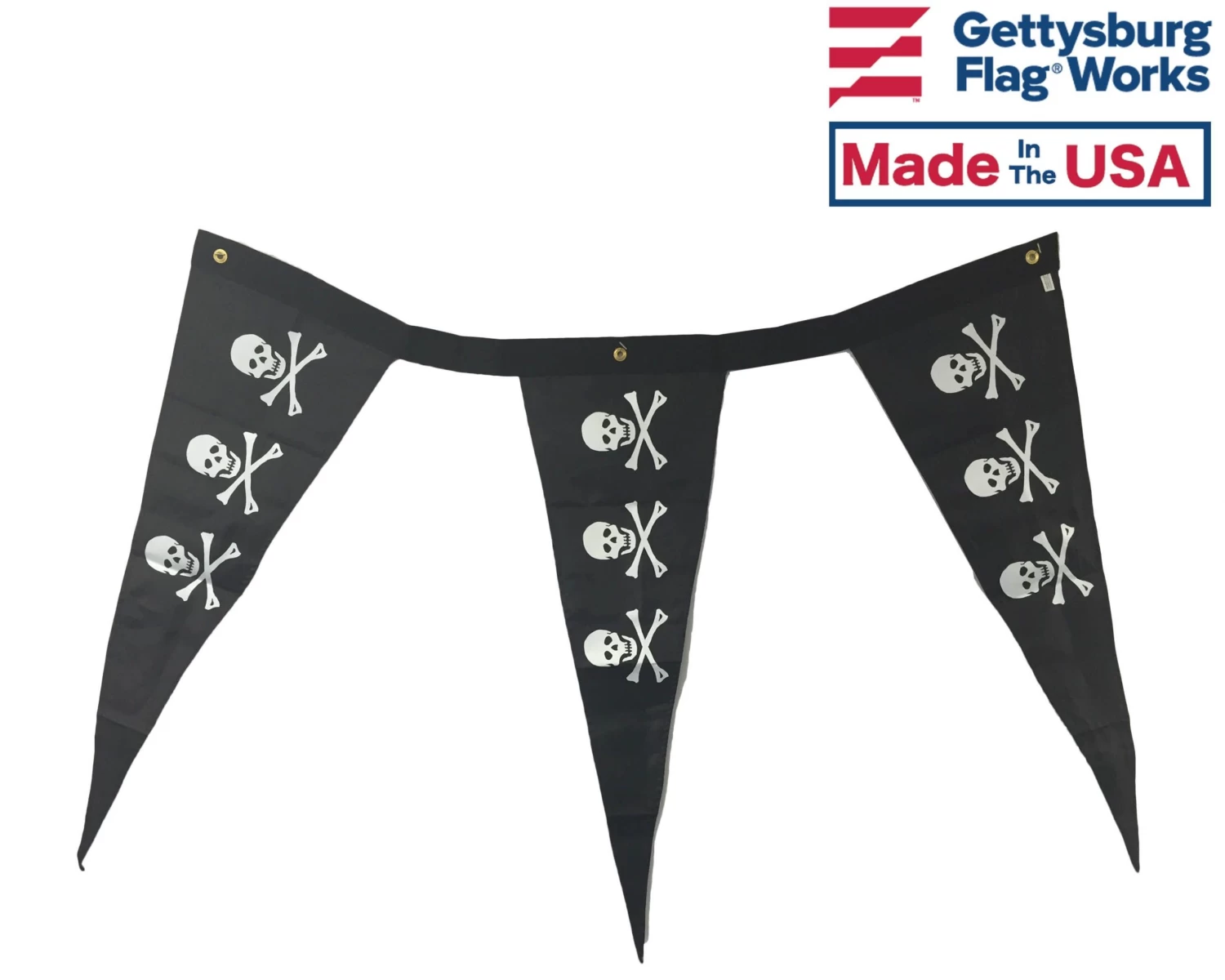 Pirate Pennant Trio (Large) 2 Pirate Pennant Trio (Large) - Image 2
