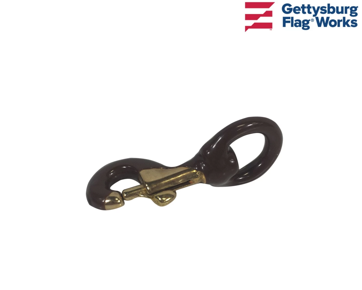 Rubber-Coated Brass Swivel Snap 2 Rubber-Coated Brass Swivel Snap - Image 2