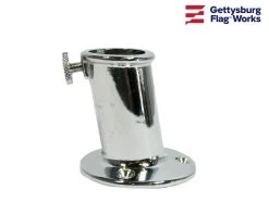 Chromed Brass Marine Boat Flag Holder Mounting Bracket