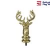 Elks Head Gold Finial