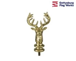 Elks Head Gold Finial