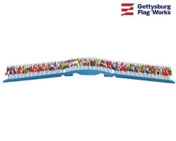 United Nations Stick Flag Set-CHOOSE OPTIONS