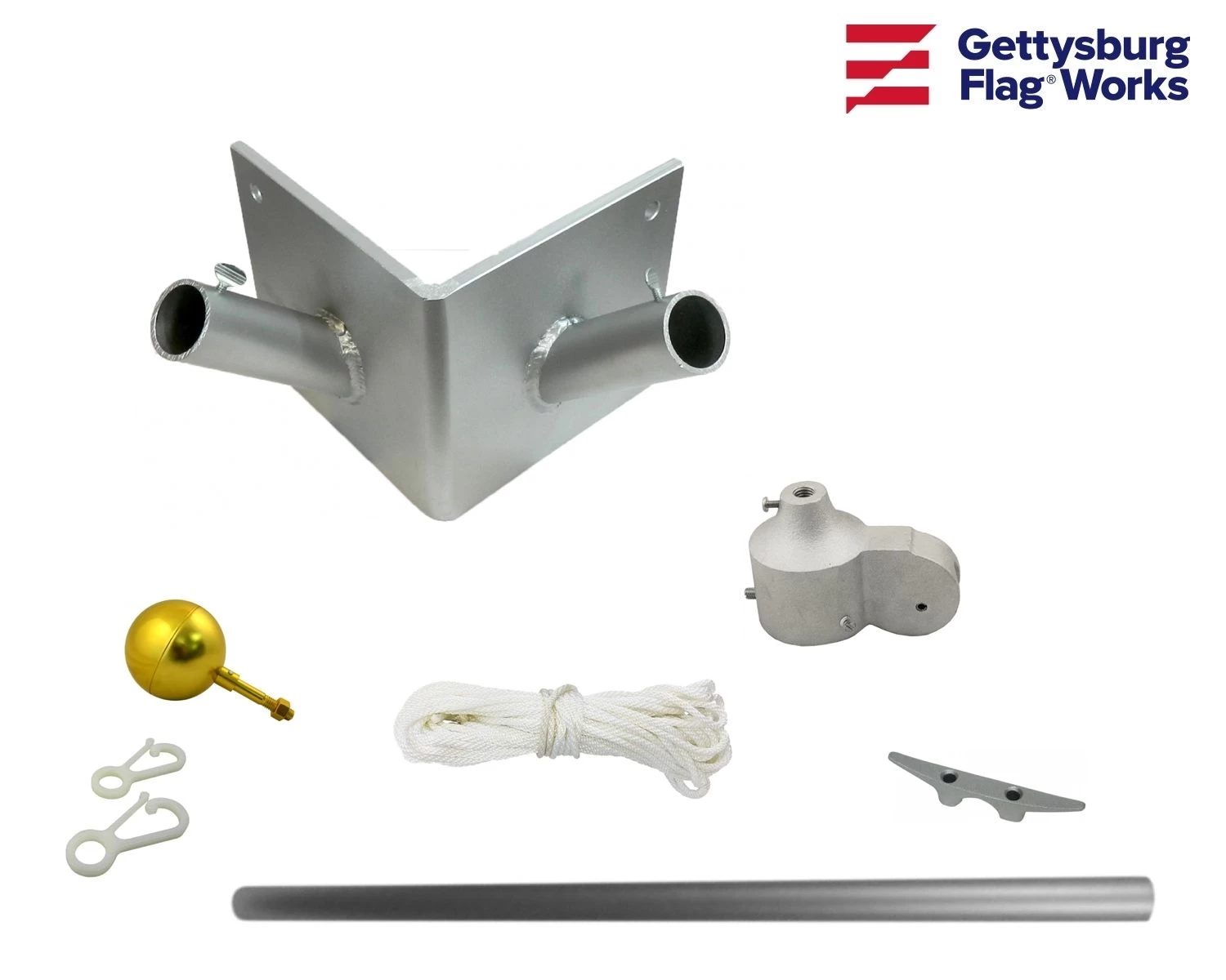 Double Pole Corner Outrigger Set - Choose Options 1 Double Pole Corner Outrigger Set - Choose Options