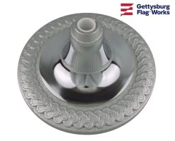 Silver Chrome Plated Guidon Floor Stand