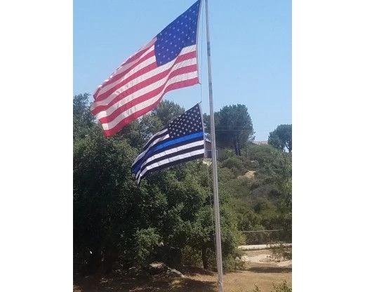 THIN BLUE LINE-USA DESIGN FLAG-CHOOSE OPTIONS 4 THIN BLUE LINE-USA DESIGN FLAG-CHOOSE OPTIONS - Image 4