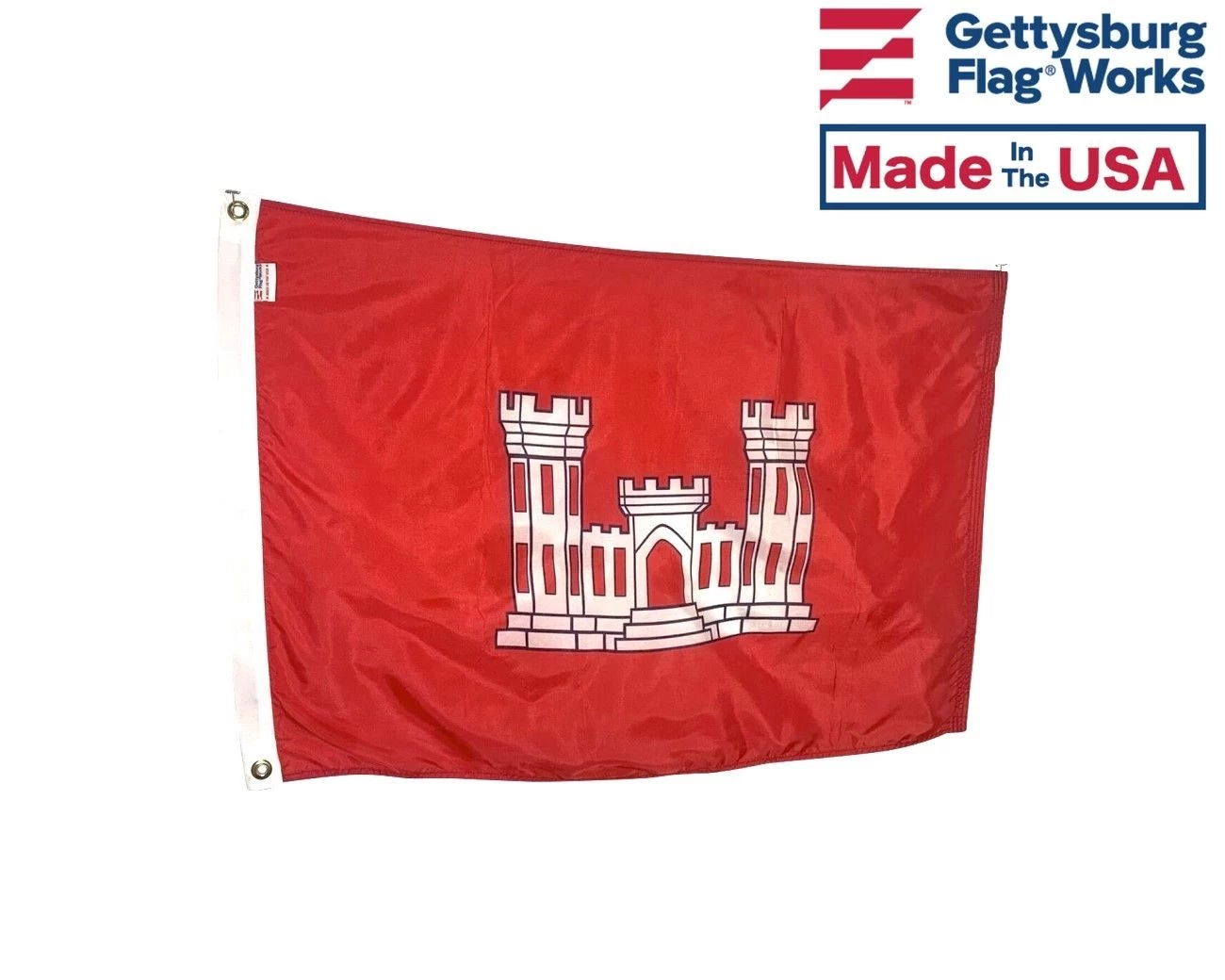 U.S. Army Engineer Flag - Choose Options 2 U.S. Army Engineer Flag - Choose Options - Image 2