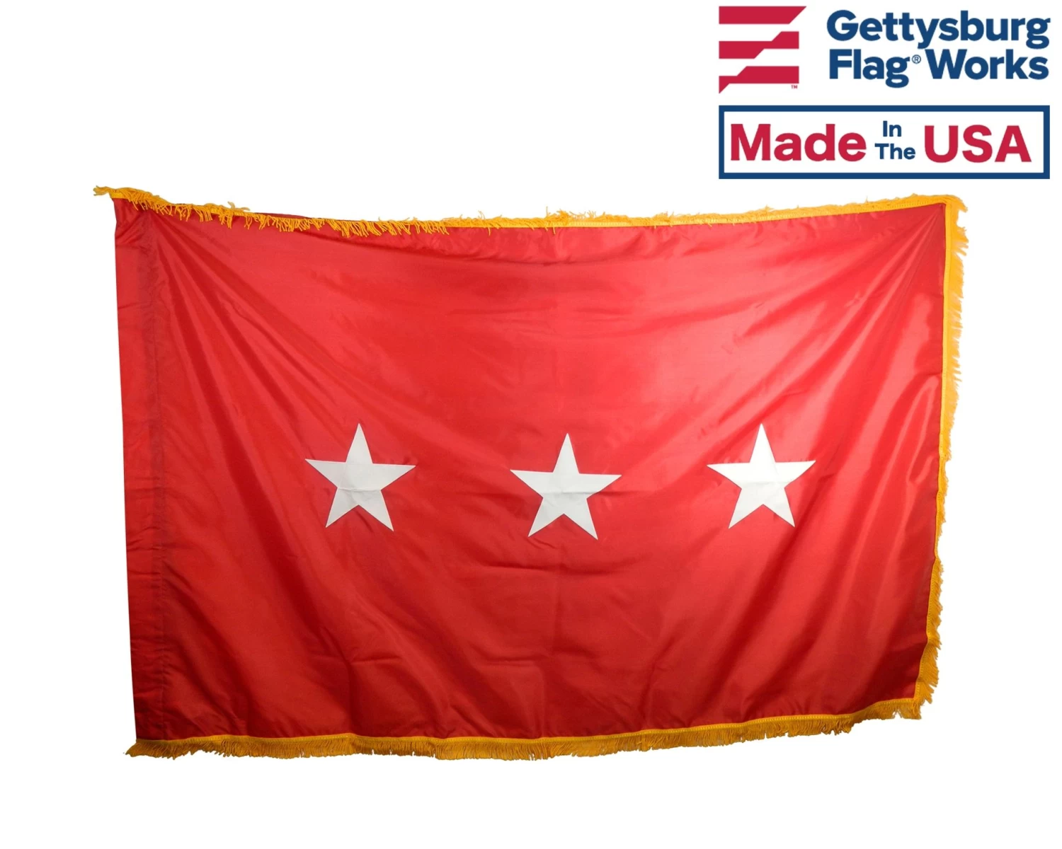Army Lieutenant General (3 Star) Army Officer Indoor Flag - Choose Options 1 Army Lieutenant General (3 Star) Army Officer Indoor Flag - Choose Options