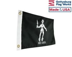 Bartholomew Roberts "Black Bart" Pirate Boat Flag -Flags and Banners Store black bart2