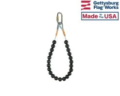 Beaded Retainer Rings-Choose Options 14 Beaded Retainer Rings-Choose Options -Flags and Banners Store black retainer 4