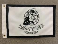 Custom Boat Flag -Flags and Banners Store boat flag happy ours 1