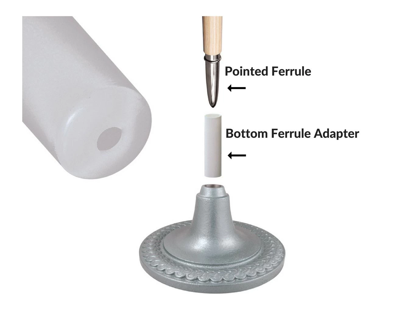 GUIDON STAND Bottom Ferrule Adapter 2 GUIDON STAND Bottom Ferrule Adapter - Image 2