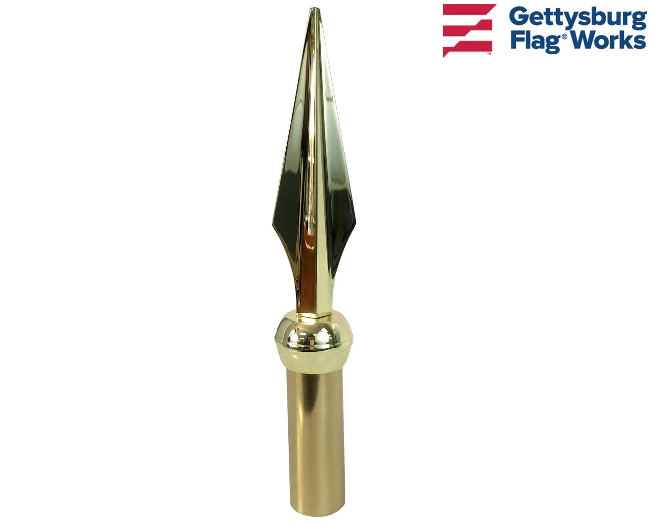 Staff Spear Brass Finial - Choose Options 1 Staff Spear Brass Finial - Choose Options