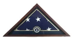 U.S. Flag Display Case With U.S. Air Force Medallion 6 U.S. Flag Display Case With U.S. Air Force Medallion -Flags and Banners Store case airforce front